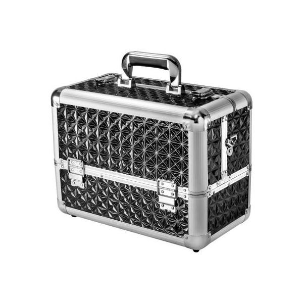 Barska Barska BF11984 Chri Bliss Cosmetic Case CC-200, Aluminum, Black, 15"L x 12"W x 9"H BF11984 - main